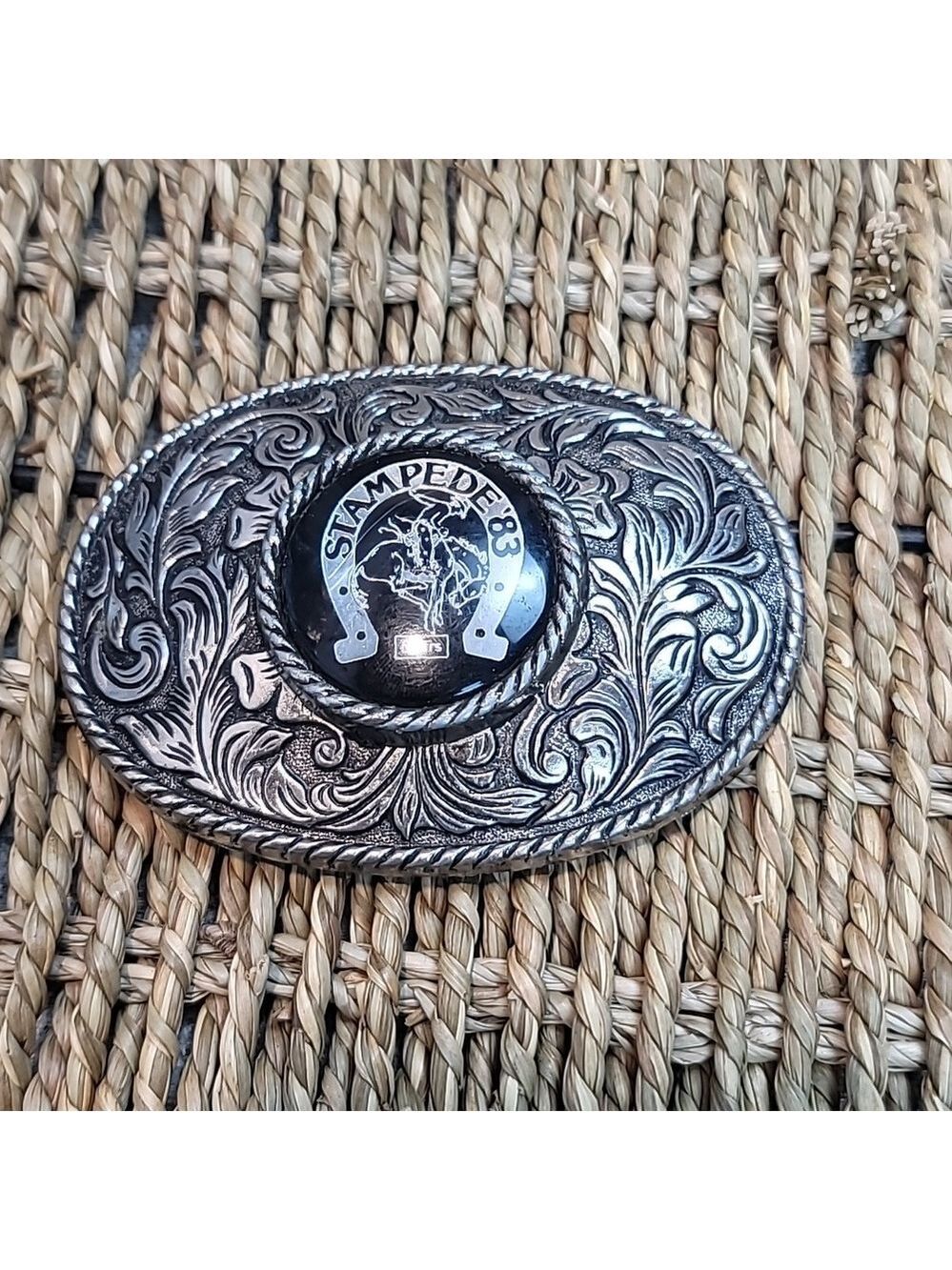 Stampede  1983 sears belt buckle vintage